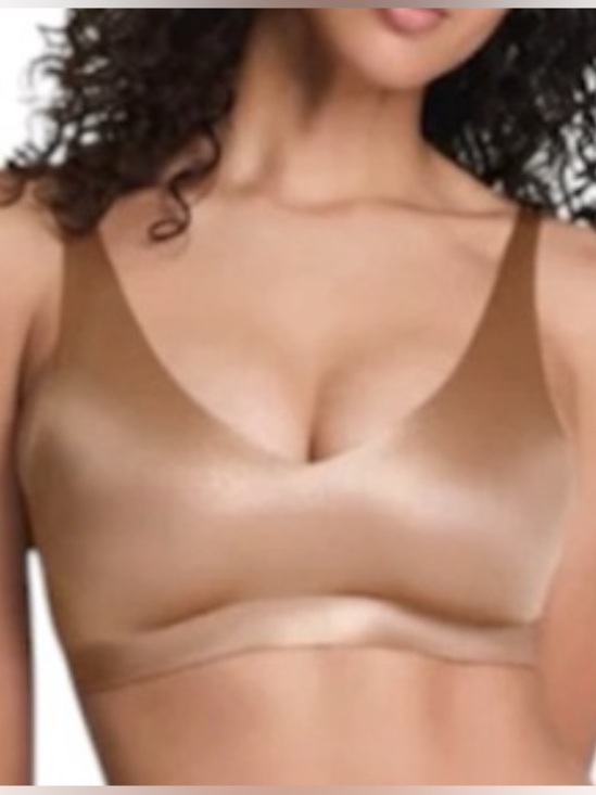 SPANX Other - SPANX LuxeShine Bralette Cafe Au Lait  Shimmer Metallic Foil Sz M NWT